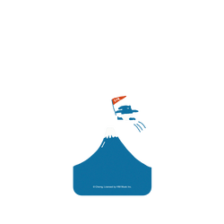 犀牛盾JellyTint手機殼 - Samsung Galaxy A56 - 【聯名設計款】 - 馬來貘 Laimo - 登上富士山