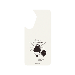 犀牛盾Clear Case (MagSafe 兼容)手機殼 - Samsung Galaxy A56 - 【聯名設計款】 - 馬來貘 Laimo - SOCIAL DISTANCING