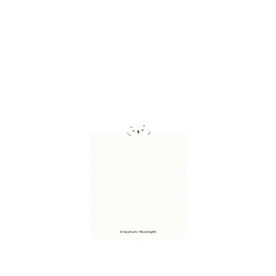 犀牛盾Clear Case (MagSafe 兼容)手機殼 - Samsung Galaxy A56 - 【聯名設計款】 - 白白日記 Darylhochi - 一片白