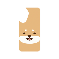 犀牛盾JellyTint手機殼 - Samsung Galaxy A56 - 【聯名設計款】 - 柴語錄 Shiba Says - 廢柴大臉(直)