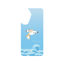 犀牛盾JellyTint手機殼 - Samsung Galaxy A56 - 【聯名設計款】 - 柴語錄 Shiba Says - 海浪版