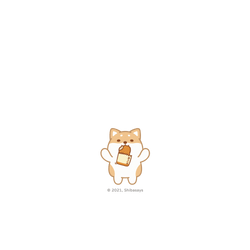 犀牛盾JellyTint (MagSafe 兼容)手機殼 - Samsung Galaxy A56 - 【聯名設計款】 - 柴語錄 Shiba Says - 能動口就不動手-雞排款