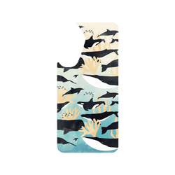 犀牛盾Clear Case手機殼 - Samsung Galaxy A56 - 【聯名設計款】 - 花生騷 WasangShow - 鯨魚海