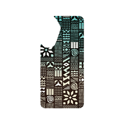 犀牛盾Clear Case (MagSafe 兼容)手機殼 - Samsung Galaxy A56 - 【聯名設計款】 - 花生騷 WasangShow - 海人圖騰黑色款
