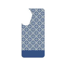 Galaxy A56 Clear Case (MagSafe 兼容)  老屋顏 經典鐵窗花 - 藍