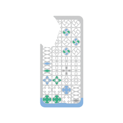 犀牛盾Clear Case (MagSafe 兼容)手機殼 - Samsung Galaxy A56 - 【聯名設計款】 - 老屋顏 Old House Face - 台灣經典鐵窗花 - 中