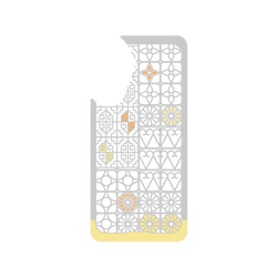 犀牛盾Clear Case (MagSafe 兼容)手機殼 - Samsung Galaxy A56 - 【聯名設計款】 - 老屋顏 Old House Face - 台灣經典鐵窗花 - 南