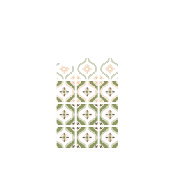 Galaxy A56 Clear Case (MagSafe 兼容)  老屋顏 Newtro印花磚 - 雛菊
