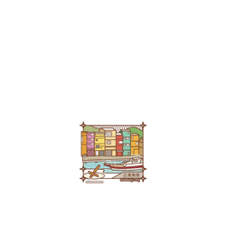 犀牛盾Clear Case (MagSafe 兼容)手機殼 - Samsung Galaxy A56 - 【聯名設計款】 - 老屋顏 Old House Face - 插畫旅行-正濱漁港