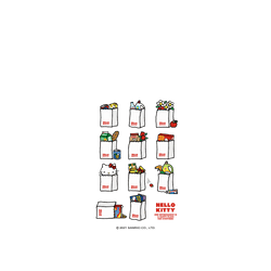 犀牛盾Clear Case手機殼 - Samsung Galaxy A56 - 【聯名設計款】 - Hello Kitty - Hello Kitty購物袋