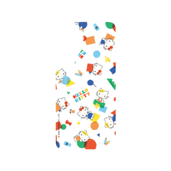 犀牛盾Clear Case防摔背蓋手機殼 - Samsung Galaxy A56 - 【聯名設計款】 - Hello Kitty - 堆積木時間-印花款