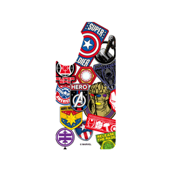 犀牛盾Clear Case (MagSafe 兼容)手機殼 - Samsung Galaxy A56 - 【聯名設計款】 - 迪士尼-漫威 Marvel - 漫威英雄-貼紙系列