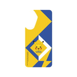 犀牛盾Clear Case (MagSafe 兼容)手機殼 - Samsung Galaxy A56 - 【聯名設計款】 - 寶可夢 Pokemon - 幾何閃電-皮卡丘