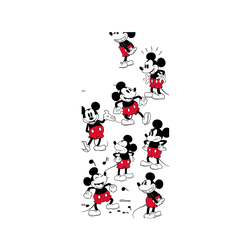 犀牛盾JellyTint手機殼 - Samsung Galaxy A56 - 【聯名設計款】 - 迪士尼-米奇 Mickey - Sticker-米奇的常態