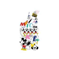 犀牛盾JellyTint手機殼 - Samsung Galaxy A56 - 【聯名設計款】 - 迪士尼-米奇 Mickey - 藝術雜誌-米奇