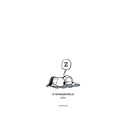 犀牛盾Clear Case手機殼 - Samsung Galaxy A56 - 【聯名設計款】 - Snoopy 史努比 - Snoopy fall asleep