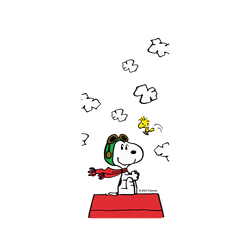 犀牛盾Clear Case手機殼 - Samsung Galaxy A56 - 【聯名設計款】 - Snoopy 史努比 - 小小飛行員