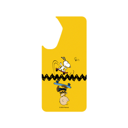 犀牛盾Clear Case (MagSafe 兼容)手機殼 - Samsung Galaxy A56 - 【聯名設計款】 - Snoopy 史努比 - 一起玩滑板吧！