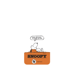 犀牛盾Clear Case防摔背蓋手機殼 - Samsung Galaxy A56 - 【聯名設計款】 - 史努比 Snoopy 75th Anniversary - 75週年-休息一下
