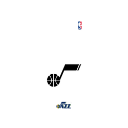 犀牛盾Clear Case手機殼 - Samsung Galaxy A56 - 【聯名設計款】 - NBA - B&W-猶他爵士 Utah Jazz B&W - Light