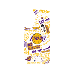 Galaxy A56 Clear Case (MagSafe 兼容)  NBA 塗鴉系列-洛杉磯湖人 L.A. Lakers - Graffiti