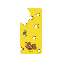 犀牛盾Clear Case (MagSafe 兼容)手機殼 - Samsung Galaxy A56 - 【聯名設計款】 - 湯姆貓與傑利鼠 Tom and Jerry - 起司追逐賽