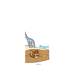 犀牛盾JellyTint手機殼 - Samsung Galaxy A56 - 【聯名設計款】 - 湯姆貓與傑利鼠 Tom and Jerry - 傑利鼠夾心三明治