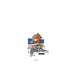 犀牛盾JellyTint手機殼 - Samsung Galaxy A56 - 【聯名設計款】 - 湯姆貓與傑利鼠 Tom and Jerry - 驚呆表情包