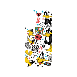 犀牛盾JellyTint手機殼 - Samsung Galaxy A56 - 【聯名設計款】 - 樂一通 Looney Tunes - 搗蛋系列-太菲鴨