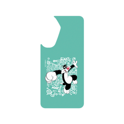 犀牛盾Clear Case (MagSafe 兼容)手機殼 - Samsung Galaxy A56 - 【聯名設計款】 - 樂一通 Looney Tunes - 亂花系列-傻大貓