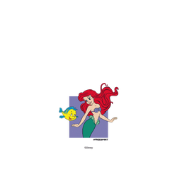 犀牛盾Clear Case (MagSafe 兼容)手機殼 - Samsung Galaxy A56 - 【聯名設計款】 - 迪士尼-公主系列 Disney Princess - 公主專屬系列-小美人魚 愛麗兒