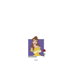 犀牛盾JellyTint (MagSafe 兼容)手機殼 - Samsung Galaxy A56 - 【聯名設計款】 - 迪士尼-公主系列 Disney Princess - 公主專屬系列-美女與野獸 貝兒