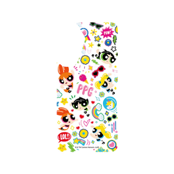 犀牛盾JellyTint (MagSafe 兼容)防摔背蓋手機殼 - Samsung Galaxy A56 - 【聯名設計款】 - The Powerpuff Girls - 可愛小女警貼紙款