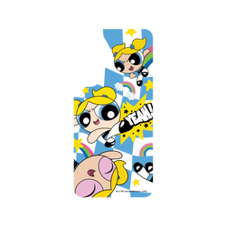 犀牛盾JellyTint 防摔背蓋手機殼 - Samsung Galaxy A56 - 【聯名設計款】 - The Powerpuff Girls - 泡泡 - 可愛格紋款