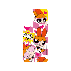 犀牛盾JellyTint (MagSafe 兼容)防摔背蓋手機殼 - Samsung Galaxy A56 - 【聯名設計款】 - The Powerpuff Girls - 花花 - 可愛格紋款