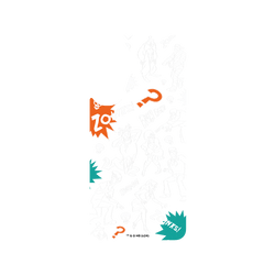 犀牛盾Clear手機殼 - Samsung Galaxy A56 - 【聯名設計款】 - 摩登原始人 The Flintstones - 史酷比一起去冒險