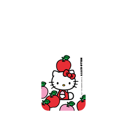 犀牛盾Clear Case（相機按鈕）防摔背蓋手機殼 - iPhone 17 - 【聯名設計款】 - Hello Kitty - 蘋果疊疊樂