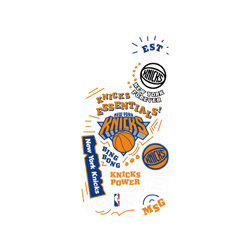 iPhone 17 Clear Case（MagSafe 兼容 & 相機按鈕）  NBA 塗鴉系列-紐約尼克 New York Knicks - Graffiti