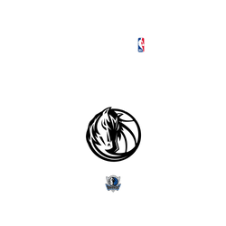 iPhone 17 Clear Case（MagSafe 兼容 & 相機按鈕）  NBA B&W-達拉斯獨行俠 Dallas Mavericks B&W