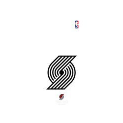 iPhone 17 Clear Case（MagSafe 兼容 & 相機按鈕）  NBA B&W-波特蘭拓荒者 Portland Trail Blazers B&W - Light