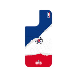 犀牛盾 Clear Case (相機按鈕) 防摔背蓋手機殼 - iPhone 17 - 【聯名設計款】 - NBA - 熱血系列-洛杉磯快艇 L.A Clippers - Sweat and Tears