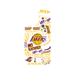 iPhone 17 Clear Case（MagSafe 兼容 & 相機按鈕）  NBA 塗鴉系列-洛杉磯湖人 L.A. Lakers - Graffiti