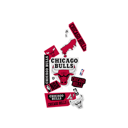 iPhone 17 Clear Case（MagSafe 兼容 & 相機按鈕）  NBA 拼貼系列-芝加哥公牛 Chicago Bulls - Collage