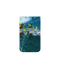 犀牛盾Clear Case (相機按鈕) 防摔背蓋手機殼 - iPhone Air - 【聯名設計款】 - 齊柏林《看見台灣》十週年原創設計系列 - 願傷疤開花（花蓮）