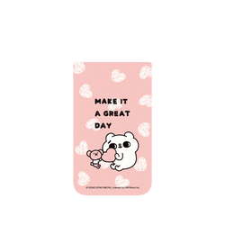 犀牛盾Clear Case (相機按鈕) 防摔背蓋手機殼 - iPhone Air - 【聯名設計款】 - 爽爽貓 Song Song Meow By SECOND - Make it a great day