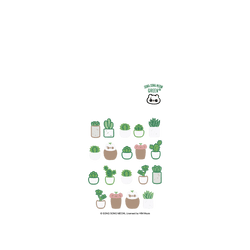 犀牛盾 Clear Case (相機按鈕) 防摔背蓋手機殼 - iPhone Air - 【聯名設計款】 - 爽爽貓 Song Song Meow By SECOND - 仙人掌爽貓
