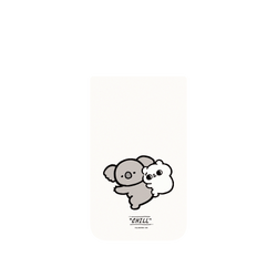 犀牛盾Clear Case (MagSafe 兼容 & 相機按鈕)防摔背蓋手機殼 - iPhone Air - 【聯名設計款】 - 爽爽貓 Song Song Meow By SECOND - 爽爽貓與無尾熊