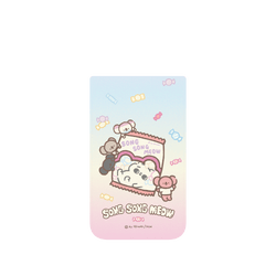 犀牛盾Clear Case (相機按鈕)  防摔背蓋手機殼 - iPhone Air - 【聯名設計款】 - 爽爽貓 Song Song Meow By SECOND - 糖果派對