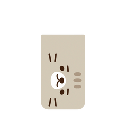 iPhone Air Clear Case（MagSafe 兼容 & 相機按鈕）  柴語錄 太子大臉(橫)