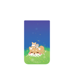iPhone Air Clear Case（MagSafe 兼容 & 相機按鈕）  柴語錄 頹在草地上的廢柴